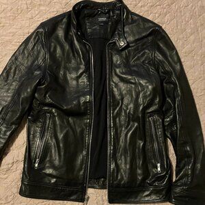 Lamarque black leather jacket